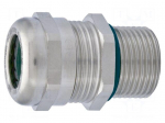 Cable gland | with long thread | M12 | 1.5 | IP68 | brass