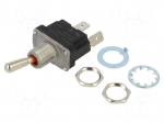 Switch: toggle | Pos: 2 | SPST | OFF-ON | 16A/250VAC | 16A/30VDC | TB | IP68