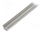 Profiles for LED modules | silver | 1m | LARKO | aluminium | anodized