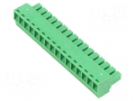 Connector: pluggable terminal block | plug | female | 10A | 300V | 1x16