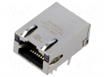 Connector: RJ45 | socket | PIN: 8 | Cat: 6 | shielded,with LED | 8p8c