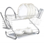 Tooted koju ja aeda // K&ouml;&ouml;gi- ja majapidamistarbed // AG373 Suszarka do naczyń 2 poziomy stal