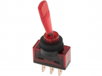 Elektrimaterjalid // L&uuml;litid elektroonikale // 5816#                Przełącznik asw-13 samochodowy podświetlany  12v 3pin