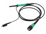 Probe: for oscilloscope | passive | 250MHz | 10: 1 | In.imp: 10M&Omega; | 1.4ns