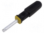 Screwdriver handle | Holder: square | 1/4" | 140mm