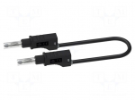 Test lead | 12A | banana plug 4mm,both sides | Urated: 600V | Len: 1m