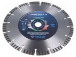 Cutting diamond wheel | &Oslash;: 230mm | Holder: assembly hole | 22.23mm