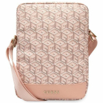 Back panel cover Guess  Guess Bag GUTB10HGCFSEP 10" pink/pink GCube Stripe Tablet Bag