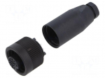 Connector: circular | 250V | 10A | PIN: 7 | plug | female | soldering | IP67