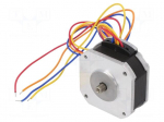 Motor: DC | 2-phase,bipolar,stepper | 24VDC | step 1,8&deg; | 0.186Nm | 1A