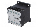 Contactor: 4-pole | NO x4 | 24VAC | 9A | for DIN rail mounting | 6K