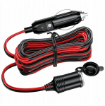 Auto- ja mootorrattatooted, elektroonika, navigatsioon, CB raadio // Auto elektroonikakomponendid : Installatsioonikaablid : Kaitsealused : &Uuml;hendused // PLS43 Przedłużacz gniazda zapalniczki 4m