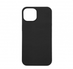 Back panel cover Connect Samsung Galaxy S22 Premium Quality Magnetic Soft Touch Silicone Case Black