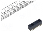 Connector: pin strips | socket | male | PIN: 20 | vertical | SMT | 1.27mm