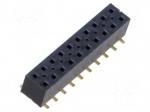 Connector: PCB to PCB | socket | female | PIN: 20 | TLE | vertical | 3.2A