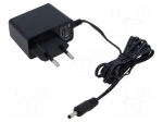 Power supply: switching | mains,plug-in | 6VDC | 1A | 6W | Out: 3,45/1,3