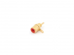 RCA BINDING POST FEMALE - GOLD - RED