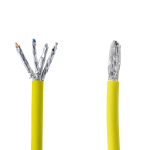 Cable per meter S/FTP CAT7 PNI SF07 10Gbps, 1000MHz, for internet and surveillance systems, copper