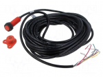 Safety switch: RFID | IP69K | Electr.connect: wires | 24VDC | 10m