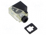 Connector: valve connector | PIN: 3 | 24V | IP65 | 2+PE