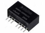 Converter: DC/DC | 6W | Uin: 9&divide;18VDC | Uout: 5VDC | Iin: 625mA | Iout: 1.2A