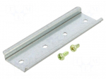 DIN rail | steel | zinc | L: 106mm | W: 35mm | for enclosures | TS35 x 7.5