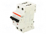 Circuit breaker | 400VAC | 400VDC | Inom: 25A | Poles: 2 | Charact: C