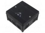 Enclosure: junction box | X: 102mm | Y: 102mm | Z: 57mm | IP66 | black