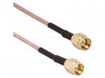 Cable | SMA male,both sides | straight | 0.305m | 50&Omega;