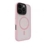Back panel cover Evelatus Apple iPhone 16 Pro Max Hybird Case With Magsafe PC+TPU Pink