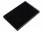 Heatsink: extruded | grilled | black | L: 150mm | W: 100mm | H: 15mm