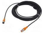 Cable: for sensors/automation | M12 | PIN: 5 | 10m | plug | 60VDC | 50VAC