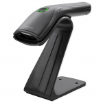Qoltec Stationary barcode reader code scanner + reader stand | 1D | USB