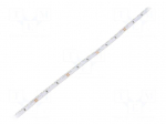 LED tape | white warm | 3014 | 24V | LED/m: 120 | 6mm | IP20 | 7.6W/m
