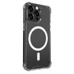 Back panel cover Evelatus Apple iPhone 15 Pro Shockproof case with Magsafe Transparent