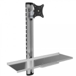 Techly ICA-PLW 01 monitor mount / stand 68.6 cm (27") Wall Silver