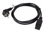 Cable Lanberg  CEE 7/7->IEC 320 C19 power cord 1.8m 16A VDE, black |