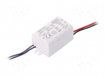 Power supply: switched-mode | LED | 6W | 24VDC | 250mA | 220&divide;240VAC