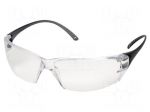 Safety spectacles | Lens: transparent | Classes: 1 | MILO