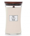Woodwick White Teak Candle 610g