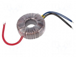 Transformer: toroidal | 100VA | 230VAC | 8V | 8V | 6.25A | 6.25A | 1.1kg