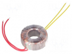 Transformer: toroidal | 40VA | 230VAC | 24V | 1.67A | 0.6kg | &Oslash;: 85mm | IP00