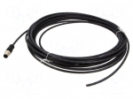 Cable: for sensors/automation | M12 | PIN: 4 | shielded,straight | 10m