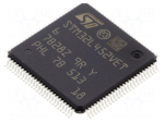 IC: STM32 ARM microcontroller | 80MHz | LQFP100 | 1.71&divide;3.6VDC | Cmp: 2