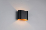 Trio Alani sienas lampa G9 black/gold 266100180 4017807656923
