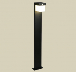 Trio Colombo hybrid solar LED pole lamp 100 cm matt black motion+dusk sensor 4000K gaismeklis R43286132 4017807648003