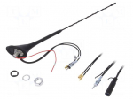 Antenna | car top | 0.41m | AM,DAB,FM | universal | 5m | Colour: black