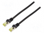 Patch cord | S/FTP | Cat: 6a | RJ45 plug,both sides | stranded | Cu | 3m