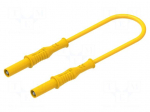 Test lead | 36A | banana plug 4mm,both sides | insulated | Len: 1.5m