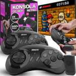 M&auml;nguala | PC | Konsoolid | Tarvikud // Harivad m&auml;nguasjad | Interaktiivsed | Loomingulised | Kunstilised // Gra telewizyjna 5000+ gier retro mini konsola bezprzewodowa tv hdmi lata 90 - er1193